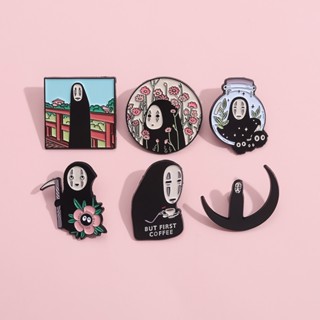 เข็มกลัด รูปการ์ตูนอนิเมะญี่ปุ่น ไม่มีหน้าคน สําหรับแฟนคลับ …