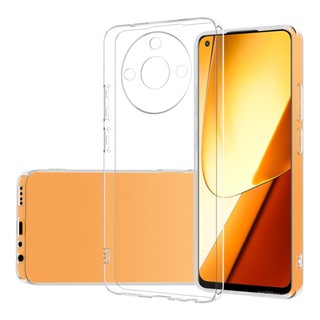 เคสโทรศัพท์ซิลิโคน TPU นิ่ม แบบใส สําหรับ Realme 11 Pro Plus 10 9 9i 8 8i 7 7i 6 6i 5 5i