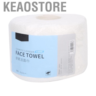 Keaostore Dual Use Face Towel Cotton Facial Cleansing Makeup  Tissue For Home Tr