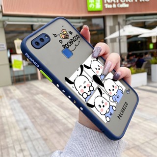 เคสซิลิโคนใส ขอบสี่เหลี่ยม กันกระแทก ลายการ์ตูน Pochacco น่ารัก สําหรับ vivo x20 x21 x21i x21 ud