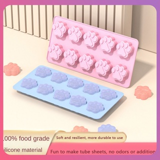 Creative Cut Cat Claws Mould Household Creative แม่พิมพ์เค้กซิลิโคน 10 Girds Cat Claws ช็อกโกแลตบิสกิตทนความร้อนถาดน้ำแข็ง DIY Baking Mould Home Tools [COD]