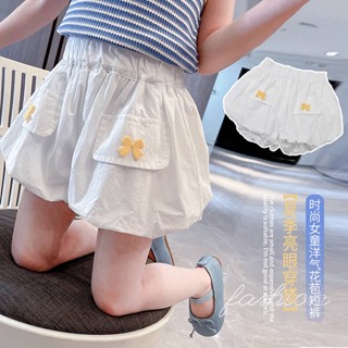 Girls Pants Summer Thin Bud-Shaped Pants Shorts Childrens Outer Wear Western Style Fashion Baby Girl Summer Dress Casual Pants Fashion 7LK9