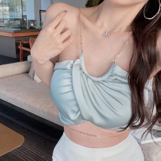 Peninsula Gardenia Dream/Pure Lust เสื้อกล้ามสั้น สายคล้องคอ แฟชั่นฤดูร้อน สําหรับผู้หญิง 2023