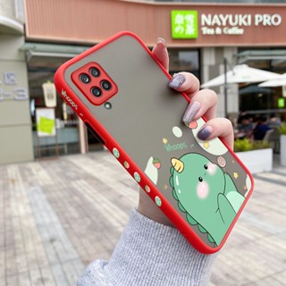 เคสโทรศัพท์มือถือ ซิลิโคนนิ่ม กันกระแทก ลายการ์ตูนไดโนเสาร์น้อยน่ารัก สําหรับ Samsung A12 4G A12 5G F12 M12 F23 5G F13 M13