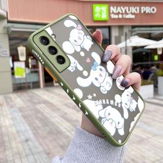 เคสโทรศัพท์มือถือแบบแข็ง ใส กันกระแทก ลายการ์ตูนสุนัข Laurel สําหรับ Samsung S21 5G S21+ 5G S21 Plus 5G S21 Ultra 5G