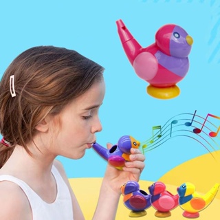 เครื่องดนตรีนกหวีด วาดภาพสีน้ํา ของเล่นเสริมการเรียนรู้เด็ก