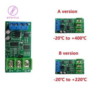 Eletechsup PT100 โมดูลแปลงความร้อนแพลตตินัม DC 12V PT100 RTD PTA9B01 PT100 RS485