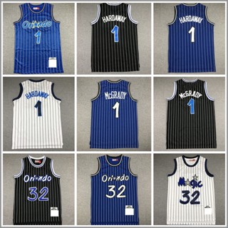 เสื้อกีฬาบาสเก็ตบอล ปักลาย Orlando Magic Jersey ONeal Hardaway สไตล์เรโทร สําหรับผู้ชาย