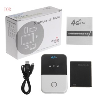 Ior เราเตอร์ Wifi ไร้สาย 3G 4G Lte Hotspot เราเตอร์ Wifi ช่องเสียบซิมการ์ด MF825 สําหรับรถยนต์