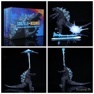 [คุณภาพ พร้อมส่ง] SHM Godzilla 2021 Godzilla vs King Kong King of Monsters Nuclear Energy Jet โมเดลขยับได้ KEMP บรรจุกล่อง