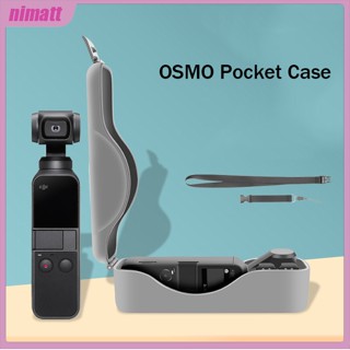 Ni เชือกเส้นเล็ก + กระเป๋าเก็บกิมบอล แบบแข็ง ขนาดเล็ก สําหรับ DJI Osmo Pocket Accessories