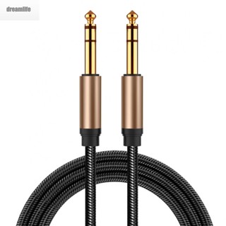 【DREAMLIFE】Audio Cable For Electric Guitar For Guitar Instruments Gray And Black Wire