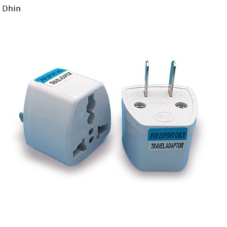 [Dhin] อะแดปเตอร์แปลงปลั๊กชาร์จ 250V 10A EU UK AU เป็น USA AC สําหรับเดินทาง ใช้ในบ้าน COD 1 ชิ้น