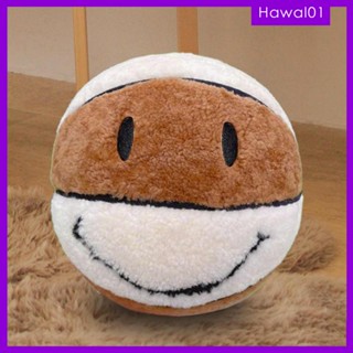 [Hawal] หมอนตุ๊กตายัดไส้ รูปหน้ายิ้ม สบาย ของขวัญวันเกิด สําหรับเด็ก