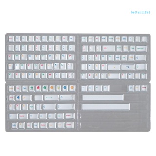 Btm ปุ่มกดคีย์บอร์ด PBT DYE-SUB สําหรับ Cherry MX Switch Mechanical Keyboard GK61 64 NJ68 75 84 คีย์ 140 ชิ้น