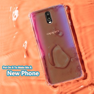 เคสโทรศัพท์มือถือเจลลี่ ยางนิ่ม แบบใส กันกระแทก สําหรับ Oppo R17 CPH1879 PBEM00