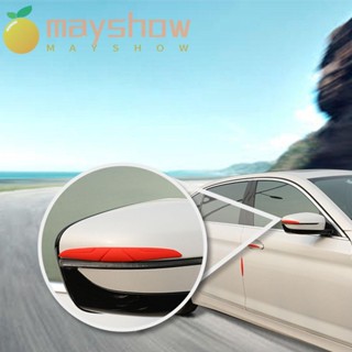 Mayshow 4 ชิ้น แถบป้องกันการชนกันของรถยนต์ ขอบประตูอัตโนมัติ สติกเกอร์ซิลิโคน ป้องกันการชนกัน แถบป้องกัน