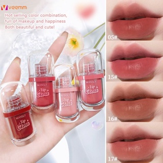 Water-to-mist Lip Glaze ลิปสติก Velvet Matte Moisturizing Matte Lasting Whitening Parity Student Party Daily veemm