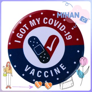 Mihan เข็มกลัด Vaccine Pins แบบ 10 รูปแบบเพื่อสุขภาพเพื่อสุขภาพ