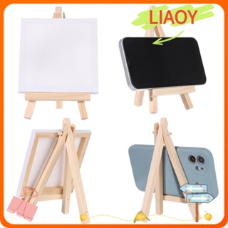 Liaoy ภาพวาดผ้าใบ ขนาดเล็ก พร้อมขาตั้ง DIY