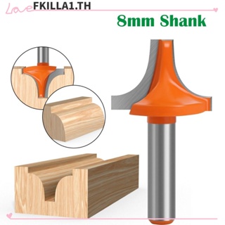 Faccfki ดอกสว่านเราเตอร์ ก้านกลม 8 มม. ประสิทธิภาพสูง สําหรับงานไม้