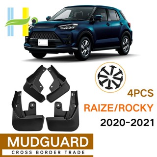 บังโคลน อุปกรณ์เสริม สําหรับ Toyota Raize Rocky 2020-2021 4 ชิ้น