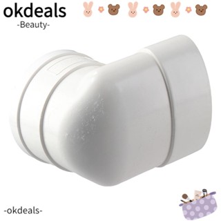 OKDEALS ข้อต่อท่อไอเสีย 90 องศา สีขาว สําหรับห้องครัว