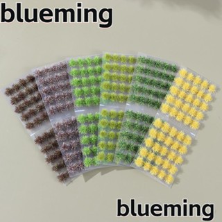 Blueming2 หญ้าเทียม 50 ชิ้น DIY สําหรับตกแต่งโต๊ะ รางรถไฟ