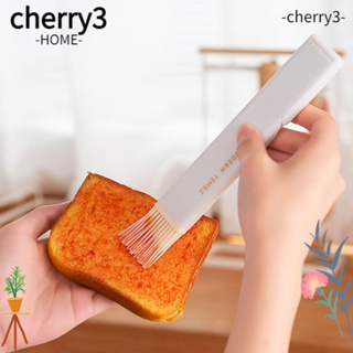 Cherry3 แปรงซิลิโคน ทําความสะอาดง่าย แบบเปลี่ยน สําหรับทําอาหาร บาร์บีคิว