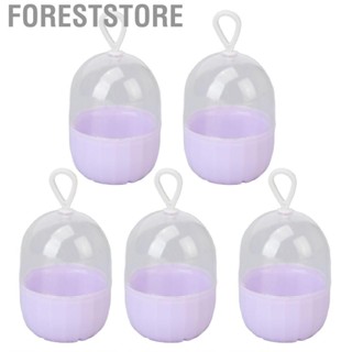 Foreststore Beauty Egg Storage Boxes  Multi Purpose Lightweight Makeup Sponge Box for Earrings