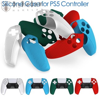 Hshelan เคสจอยเกม แบบนิ่ม กันลื่น สําหรับ PS5 Gamepad Shell for PS5