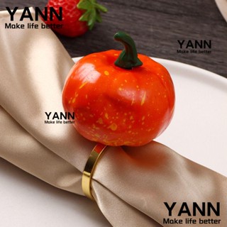 Yann1 2 ชิ้น ฮาโลวีน ผ้าเช็ดปาก หัวเข็มขัด, ทอง ผง ฟักทอง โลหะ แหวนปากฟักทอง, จัดเลี้ยง ฤดูใบไม้ร่วง เก็บเกี่ยว อุปกรณ์โต๊ะ ผ้าเช็ดปาก แหวน ฮาโลวีน ปาร์ตี้