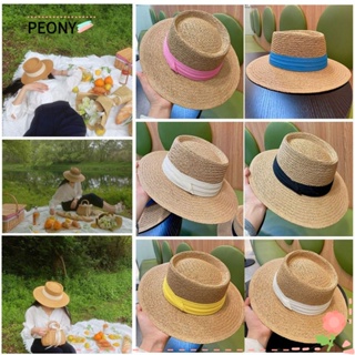 PEONYPAVILION หมวกบักเก็ต หมวกชายหาด ระบายอากาศ แฟชั่นฤดูร้อน