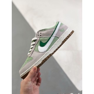 Dunk Low SE 85 รองเท้าสเก็ตลําลอง สีเขียว 85 ตะขอคู่ 36k