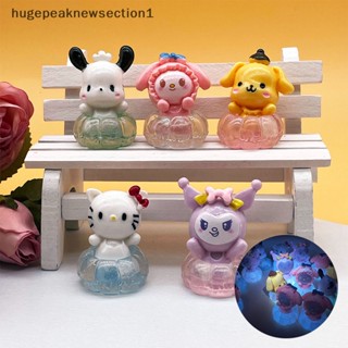 Hugepeaknewsection1 พวงกุญแจ จี้การ์ตูน Sanrio เรืองแสง แฮนด์เมด DIY สําหรับตกแต่งรถยนต์ 2 ชิ้น