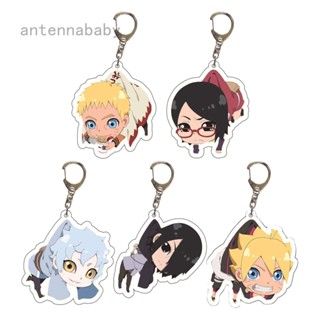 Ab น่ารัก Q เวอร์ชั่นตัวละครอะนิเมะนารูโตะพวงกุญแจการ์ตูนอะคริลิคพวงกุญแจ