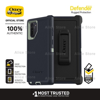 Otterbox Defender Series เคสโทรศัพท์ สําหรับ Samsung Galaxy Note 10 Plus / Note10 ฝาครอบป้องกัน กันตก - สีน้ําเงินกรมท่า