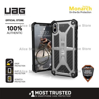 Uag เคสโทรศัพท์มือถือ กันตก สีเงิน สําหรับ iPhone XS MAX X XS XR