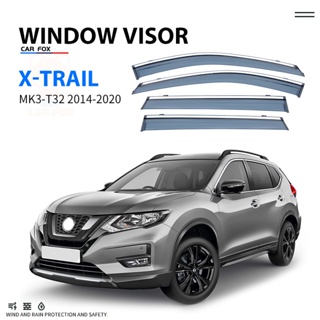 ที่บังแดดหน้าต่างรถยนต์ PC อุปกรณ์เสริม สําหรับ Nissan X-trail T30 T31 T32 T33 4 ชิ้น