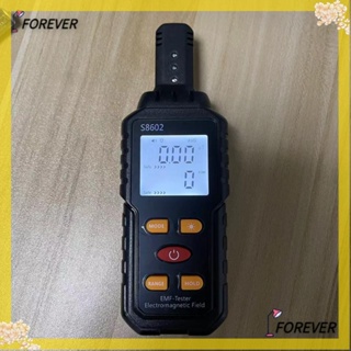 Forever เครื่องตรวจจับรังสีดิจิทัล LCD EMF 3 in 1 สีดํา สําหรับล่าสัตว์ กลางแจ้ง