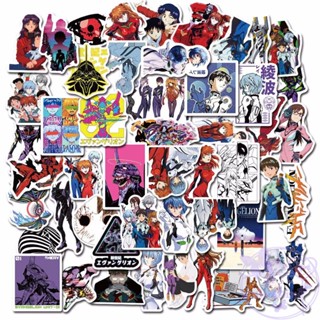 สติกเกอร์ ลายการ์ตูนอนิเมะ Evangelion สําหรับตกแต่งสมุด แล็ปท็อป กระเป๋าเดินทาง เก็บสะสม