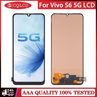 ชุดประกอบหน้าจอสัมผัส LCD แบบเปลี่ยน สําหรับ Vivo S6 5G X50e Y70 Y73s S7e V20 V20 se V20 (2021)