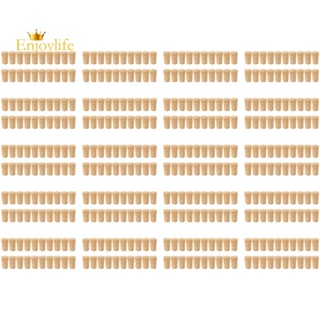 จุกไม้คอร์กธรรมชาติ สําหรับปิดขวดไวน์ เบียร์ 400 ชิ้น