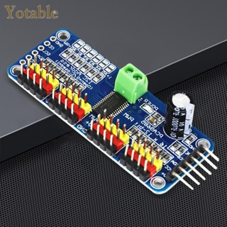 [Yotable.th] โมดูลเซอร์โวไดร์เวอร์ 16 ช่อง 12-bit PWM/Servo I2C PCA9685 40-1000Hz 5-10V