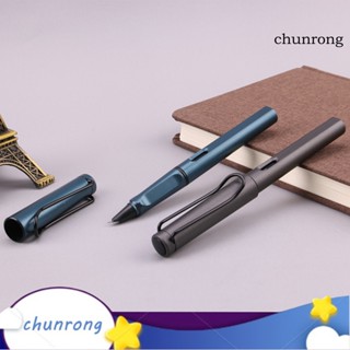 Chunrong ปากกาหมึกซึม พร้อมคลิปหนีบ 0.38 มม. 0.5 มม. สําหรับเขียนลื่น สํานักงาน ของขวัญทางธุรกิจ