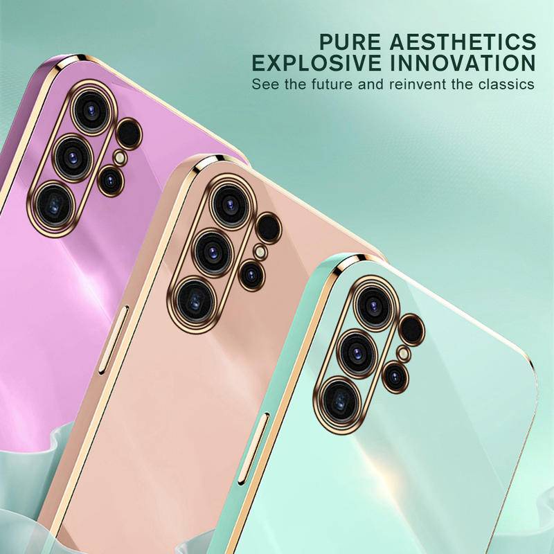 เคสโทรศัพท์มือถือ ชุบไฟฟ้า กรอบสี่เหลี่ยม สําหรับ Vivo Y73 V21e 4G V23 5G V20 SE V19 S12 V25 V15 S15 Pro X80 Lite Y70 V25e V21