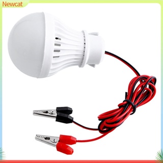 {Newcat} หลอดไฟฉุกเฉิน LED 12V 5W แบบพกพา สําหรับตั้งแคมป์ ล่าสัตว์