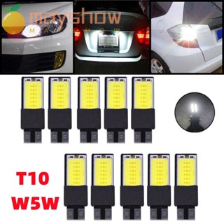 Mayshow หลอดไฟติดป้ายทะเบียนรถยนต์ LED COB 12V 10 ชิ้น 10 ชิ้น