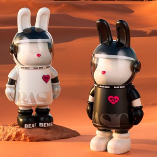 Kumamotos bearbens Moon Rabbit กระติกน้ําร้อน จุน้ําได้เยอะ พร้อมหลอดดูด คุณภาพสูง สําหรับผู้หญิง