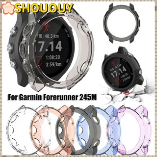 Shououy อะไหล่นาฬิกาข้อมือ TPU แบบนิ่ม ป้องกันหน้าจอ สําหรับ Forerunner 245M 245